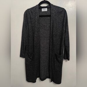 Old Navy Charcoal Open Front Cardigan